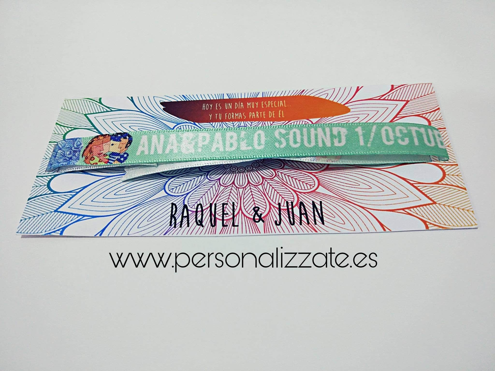 Pulseras Personalizadas(Pack 100 unidades)