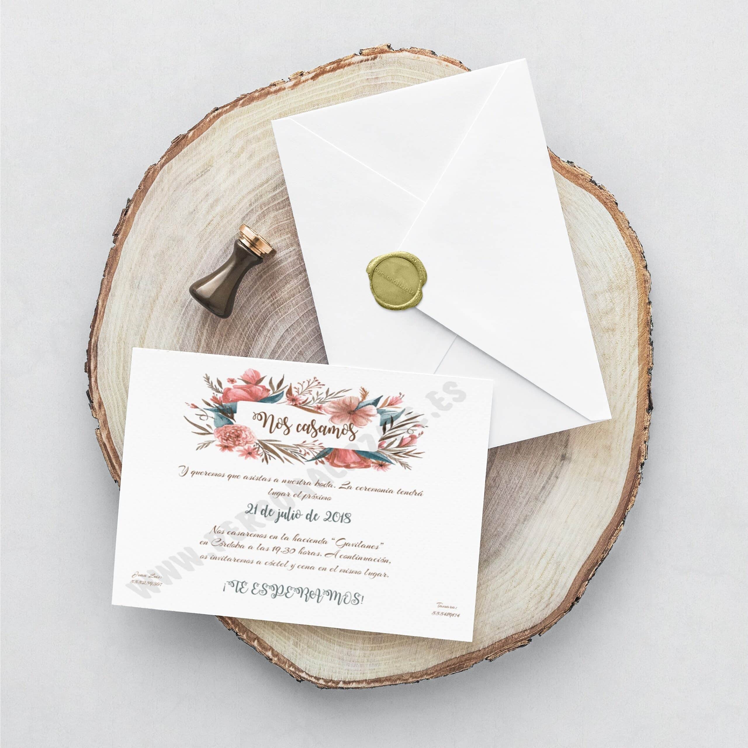 Invitación De Boda Jaén