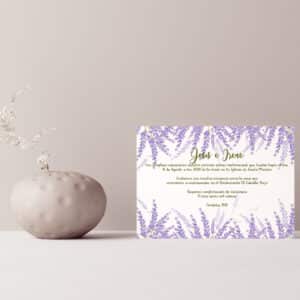 Invitación De Boda Lavanda