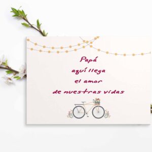 Cartel indicativo bicycle