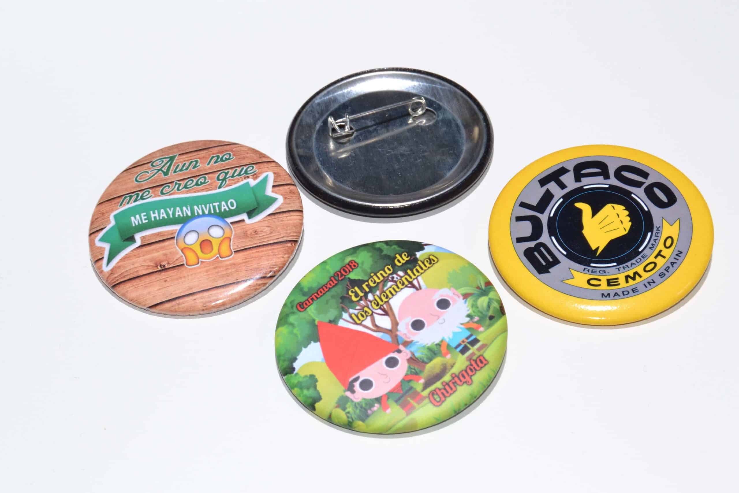 Chapa Clásica 38mm(Mínimo 15 chapas, precio unitario)