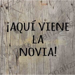 Cartel indicativo Old Wood