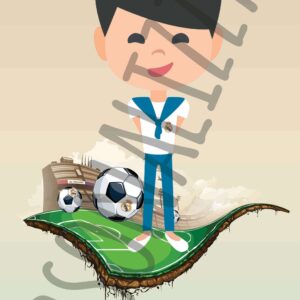 Xbanner Fútbol 1.60mx60cm