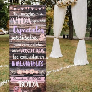 Xbanner Pinkwood 1.60mx60cm
