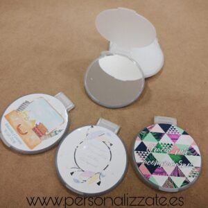 Espejo personalizado con tapa