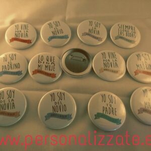 Chapas colección label 50mm