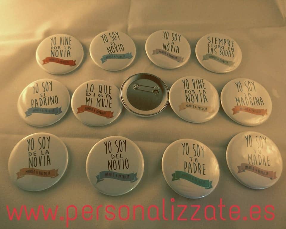 Chapas colección label 50mm