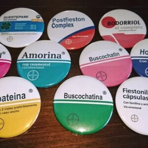 Chapas colección Medicamentos 50mm