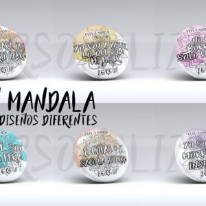 Chapas para bodas coleccion Mandala