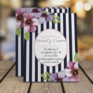 Invitación De Boda Line