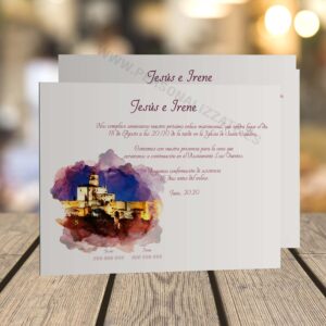 Invitación De Boda Castillo
