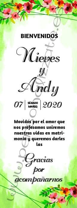 Xbanner Yannis personalizado 1,60mx60cm