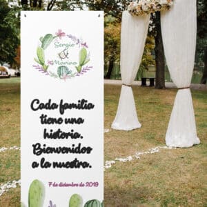 Xbanner Cactus 1.60mx60cm