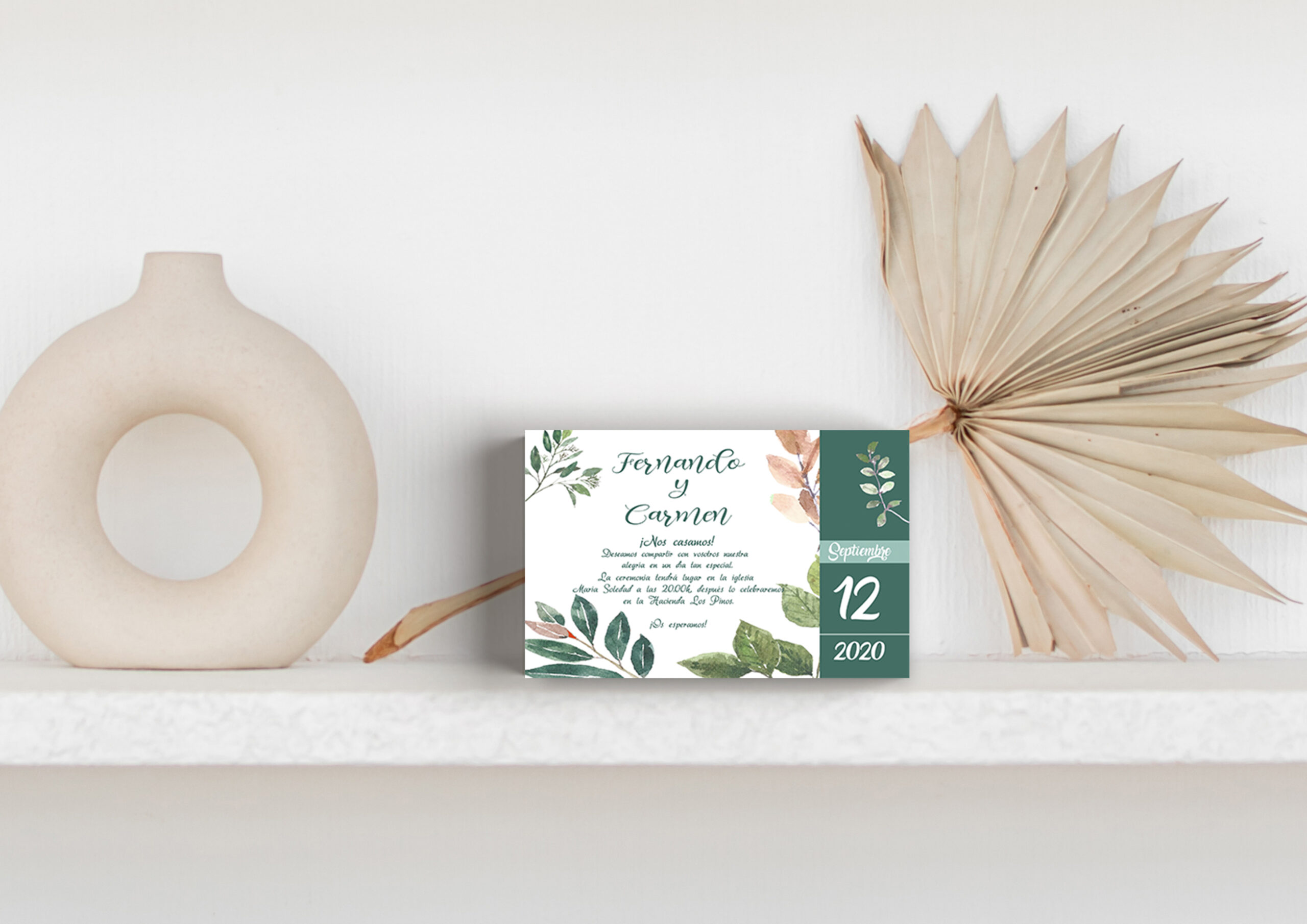 Invitación de Boda Zia