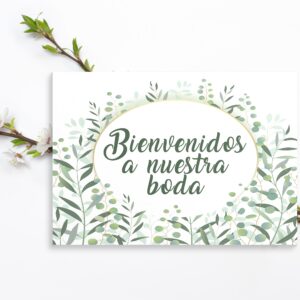 Cartel indicativo Olive