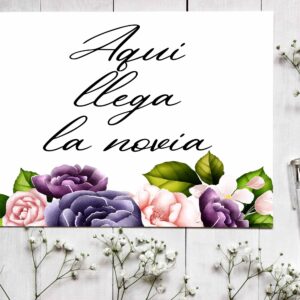 Cartel indicativo Alda
