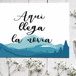 Cartel indicativo Orazia