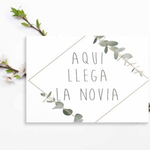 Cartel indicativo Mariella