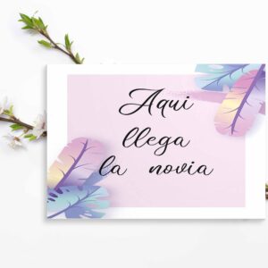 Cartel indicativo Lia
