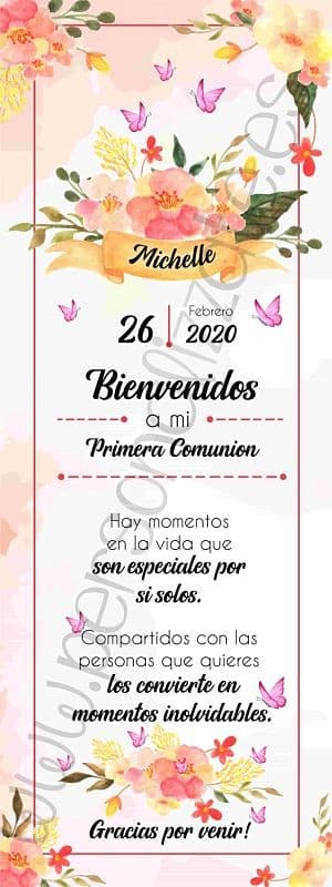 Xbanner Comunión Cridhe personalizado 1,60mx60cm