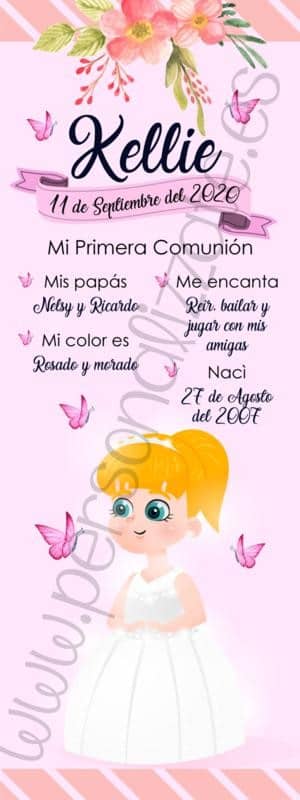Xbanner Comunión Girl personalizado 1,60mx60cm