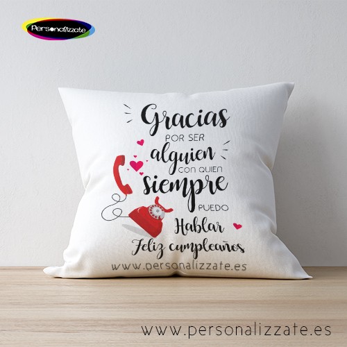 Cojín gracias por ser