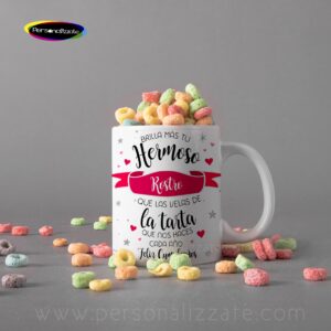Taza personalizada Brilla más