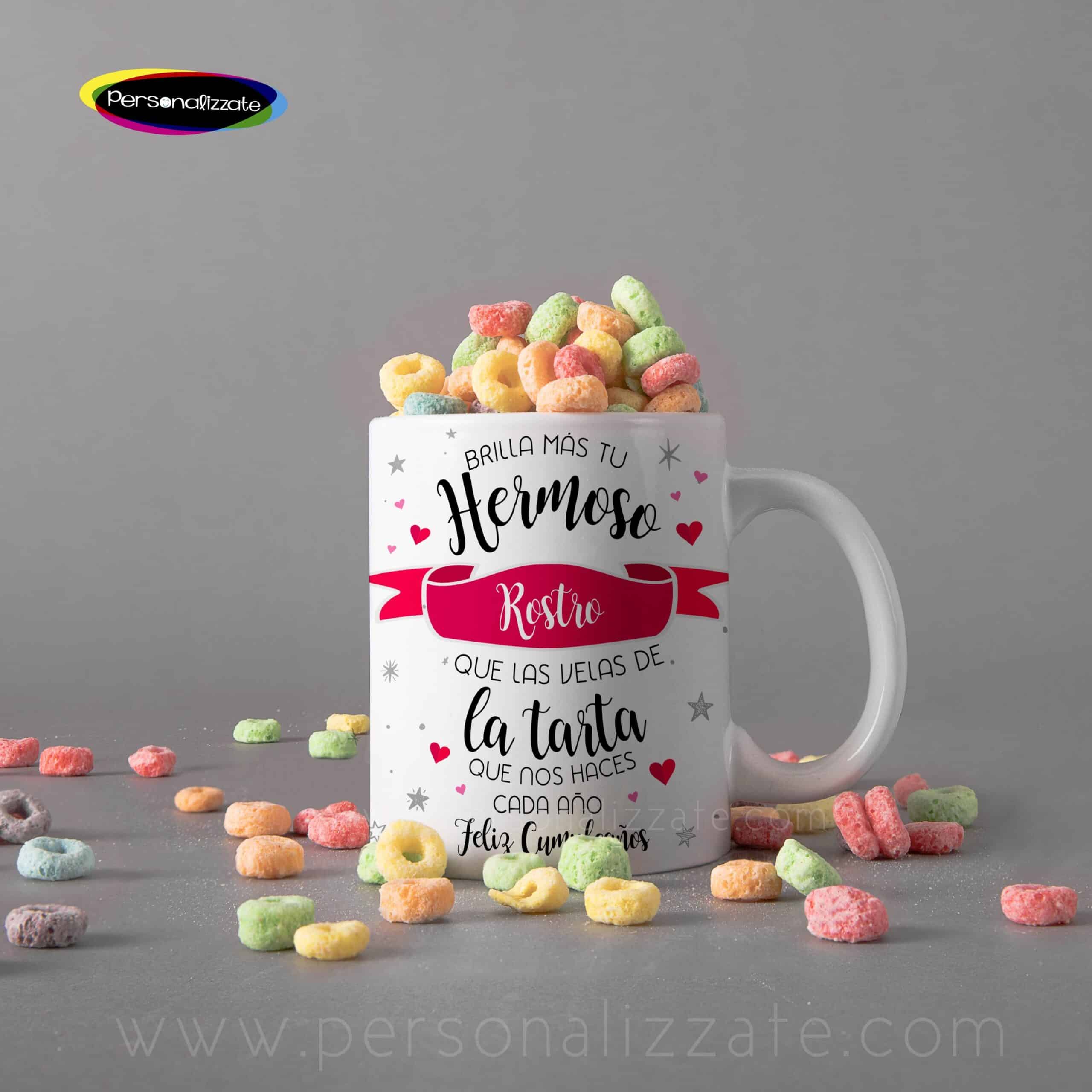 Taza personalizada Brilla más