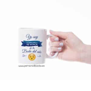Taza personalizada Regalo Caballero de Honor