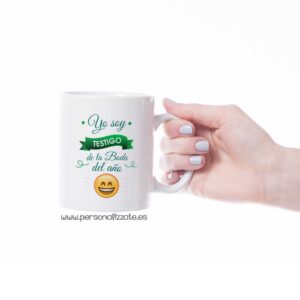 Taza personalizada Testigo Verde