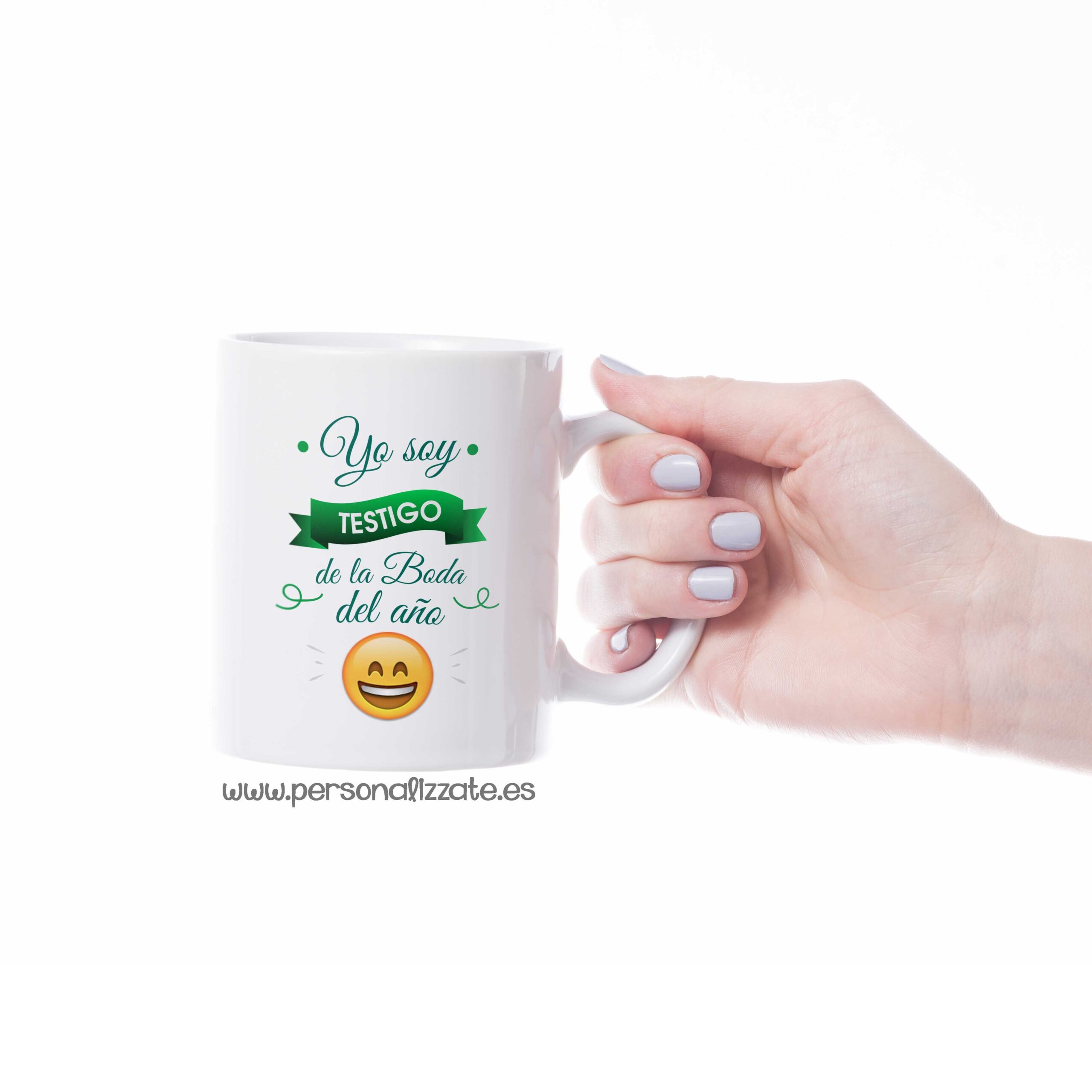 Taza personalizada Testigo Verde