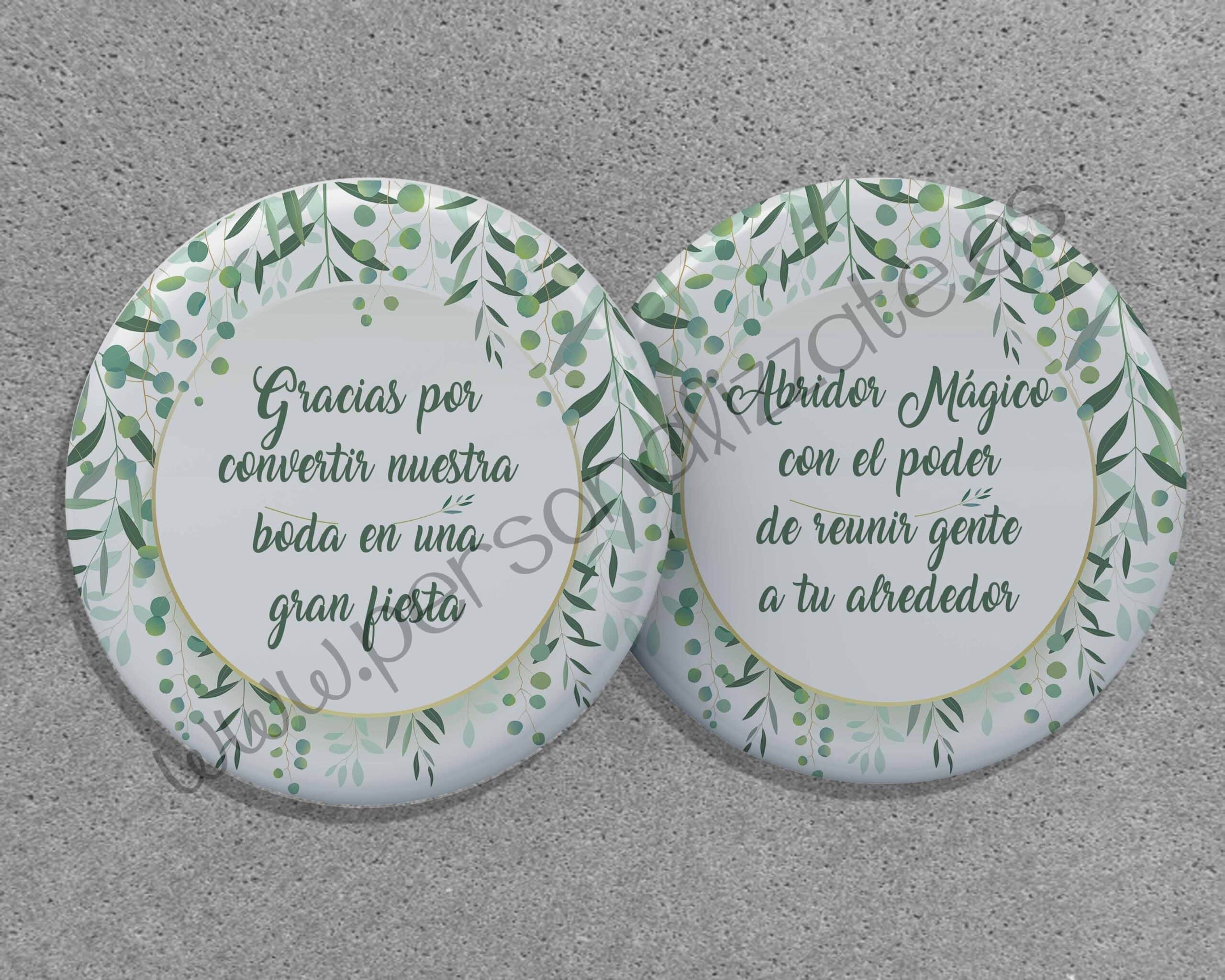 Chapa abridor Olive 59mm