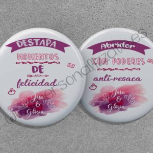 Chapa abridor Watercolor 59mm