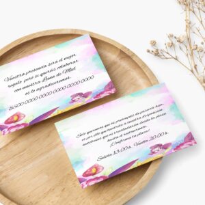 Tarjetas personalizadas Donia