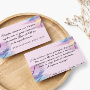 Tarjetas personalizadas Lia