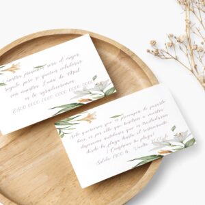 Tarjetas personalizadas Lirica
