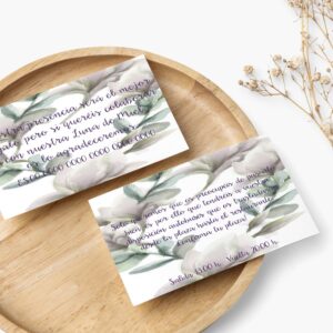 Tarjetas personalizadas Lorenza