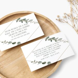 Tarjetas personalizadas Mariella