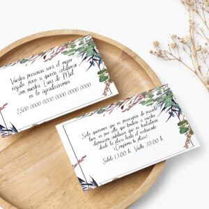 Tarjetas personalizadas Rosetta