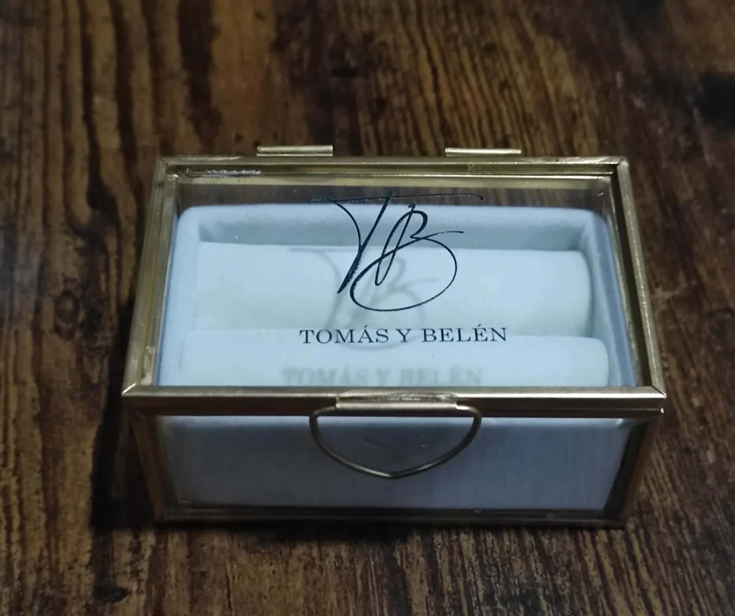 Caja Porta Alianzas de Cristal - Imagen 5