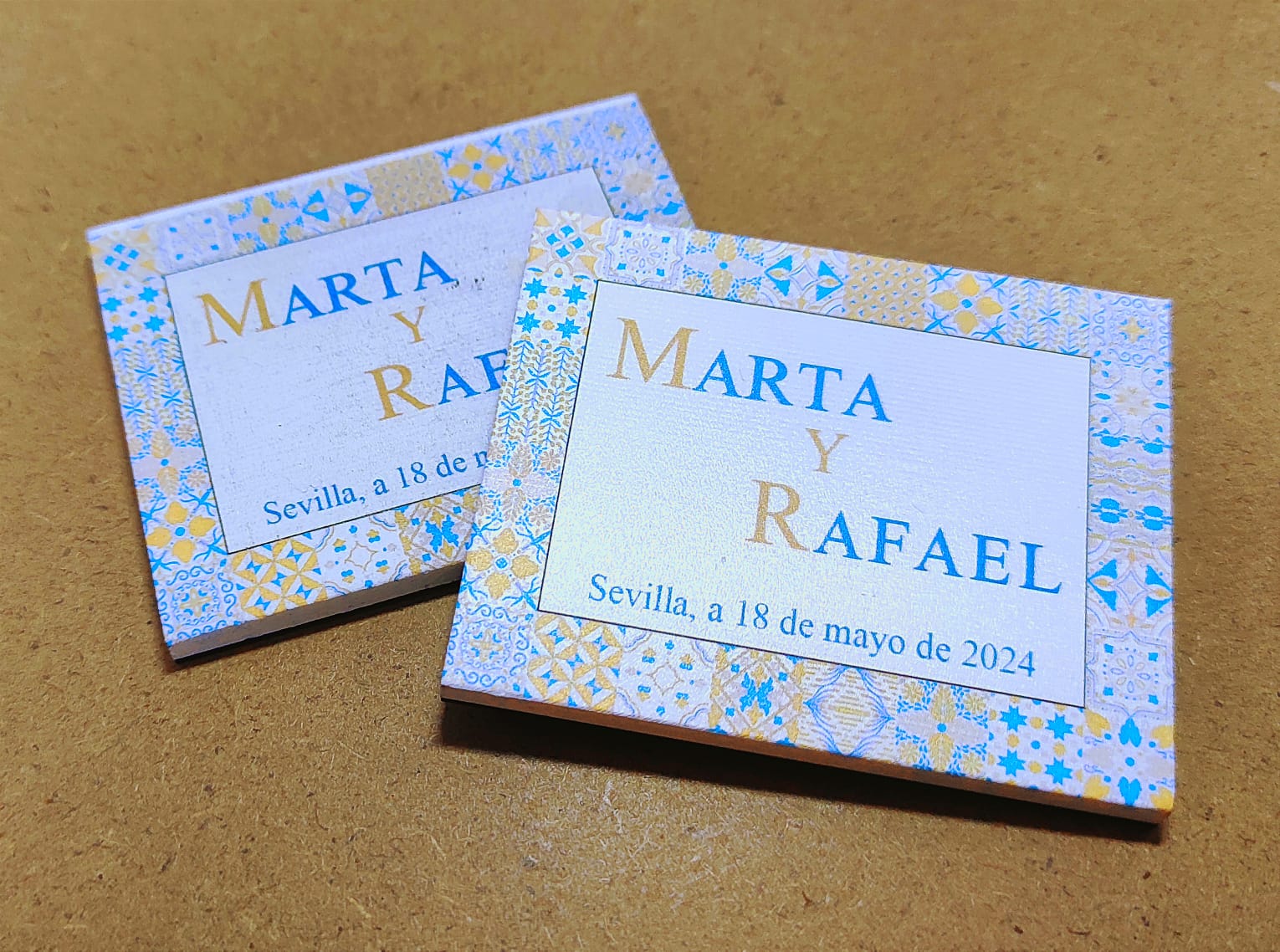 Imanes personalizados azulejos