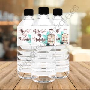 Pegatina para botellas de agua Travel