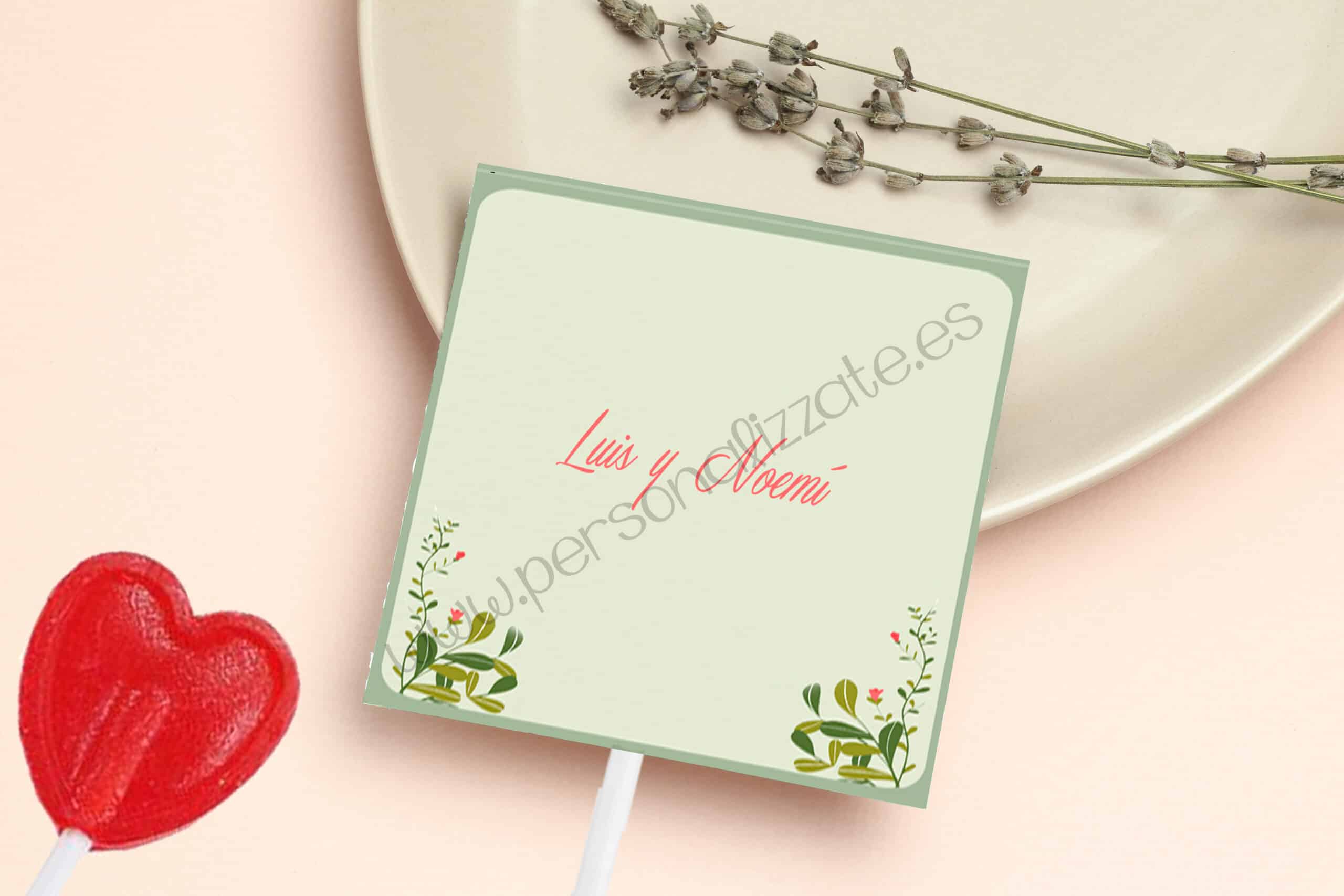 Piruleta de agradecimiento greengarden