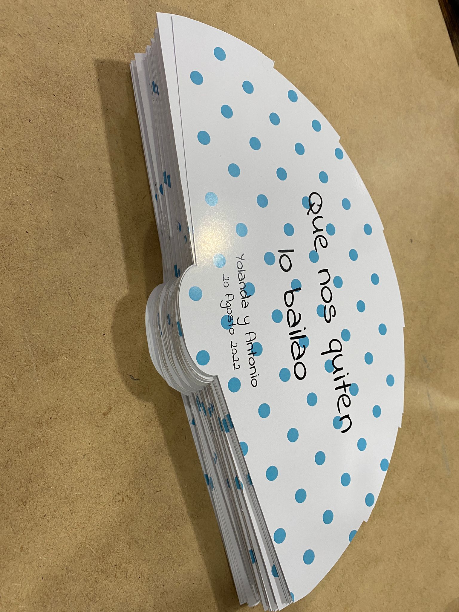 Abanico personalizado para eventos - Imagen 2