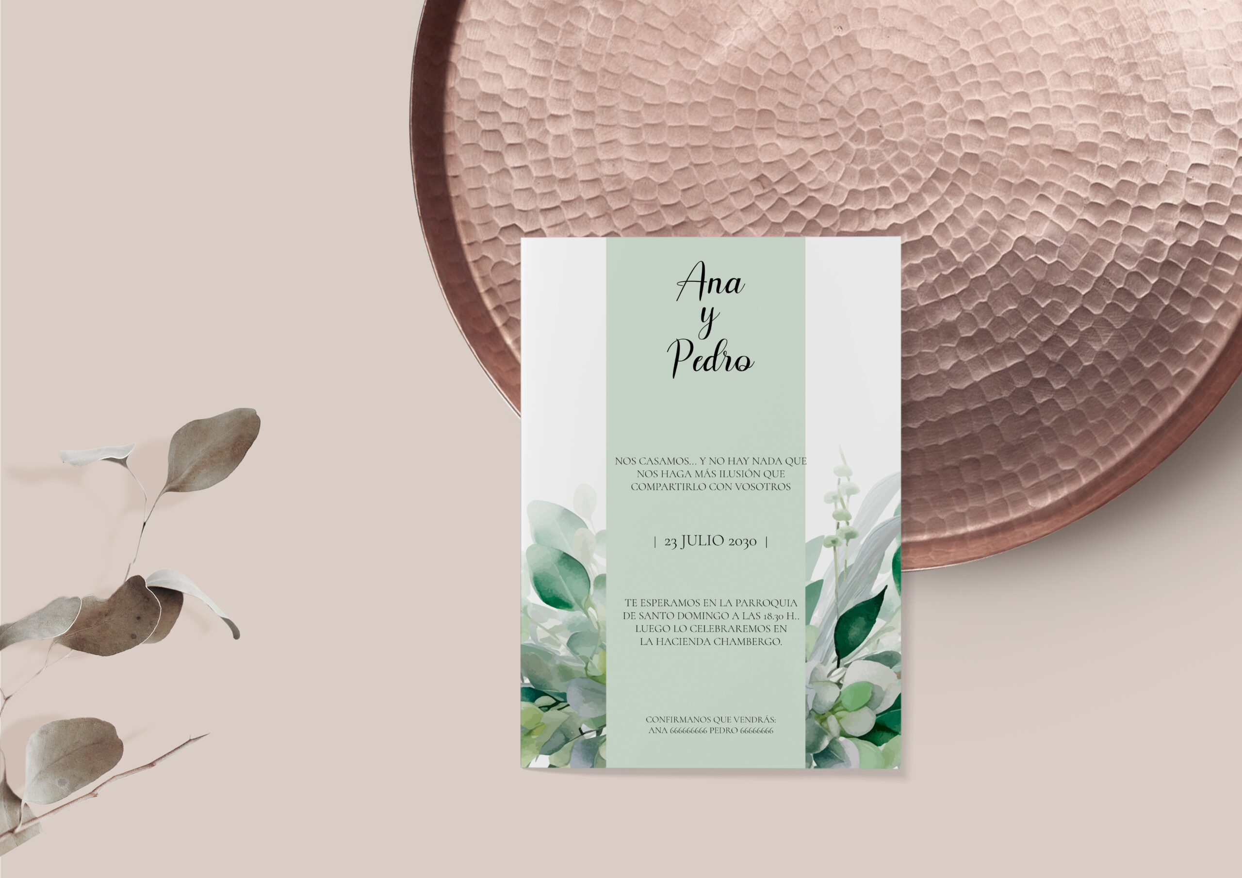 Invitación de Boda Mut