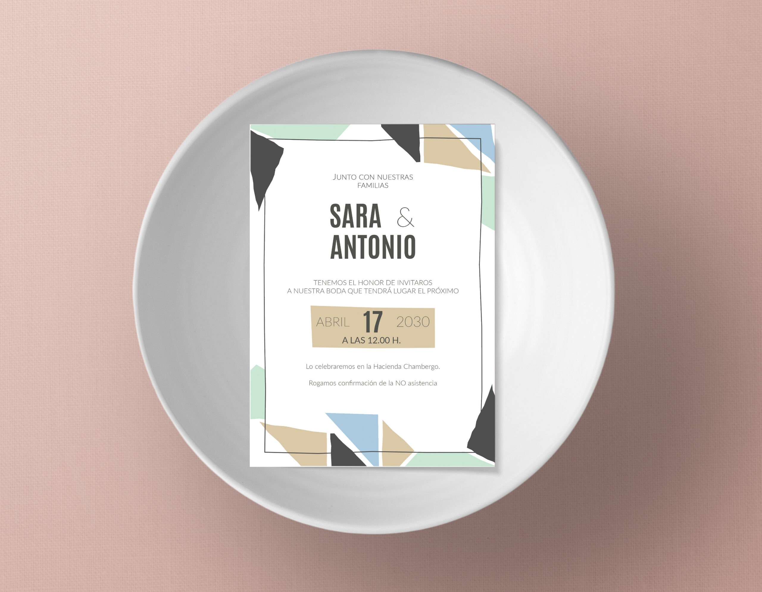 Invitación de Boda Anuket