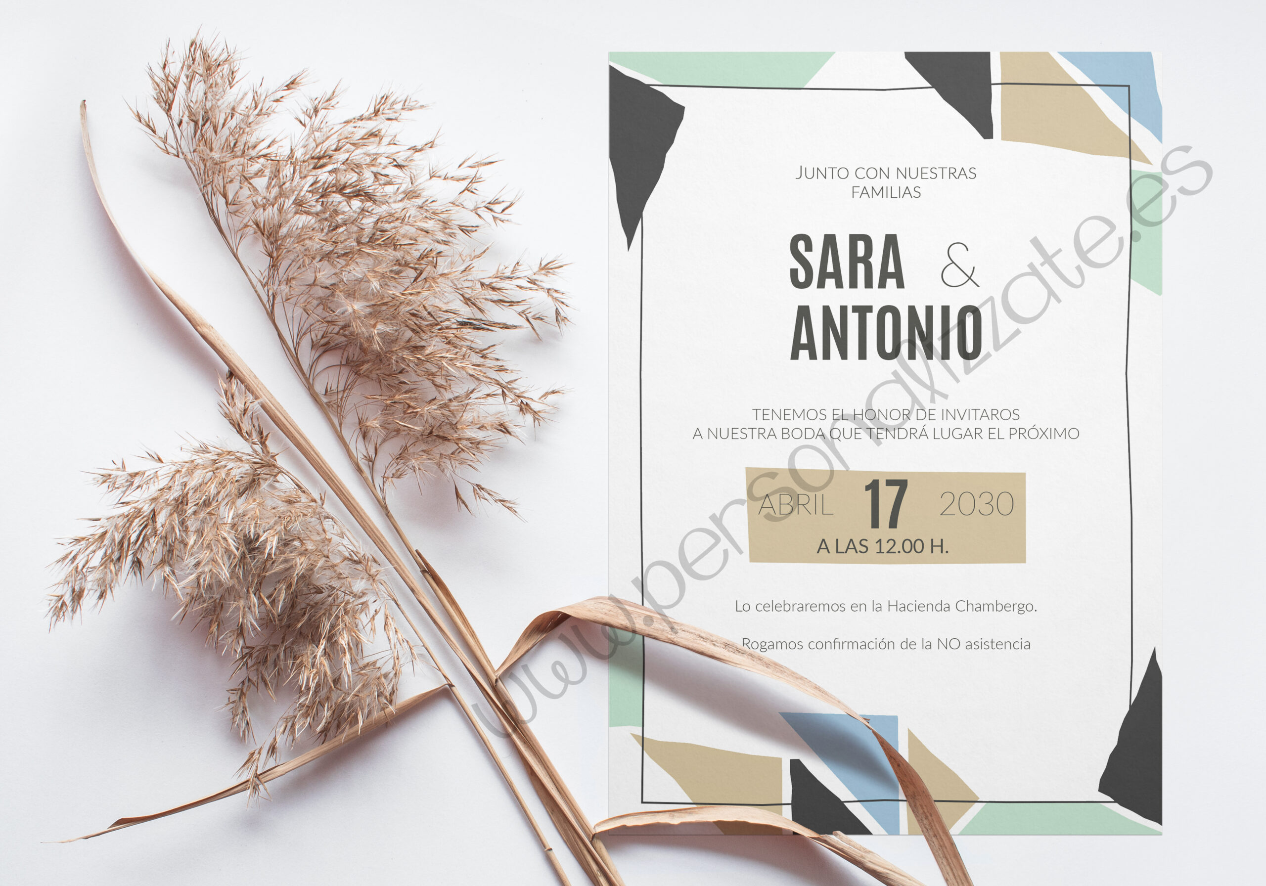 Invitación de Boda Anuket