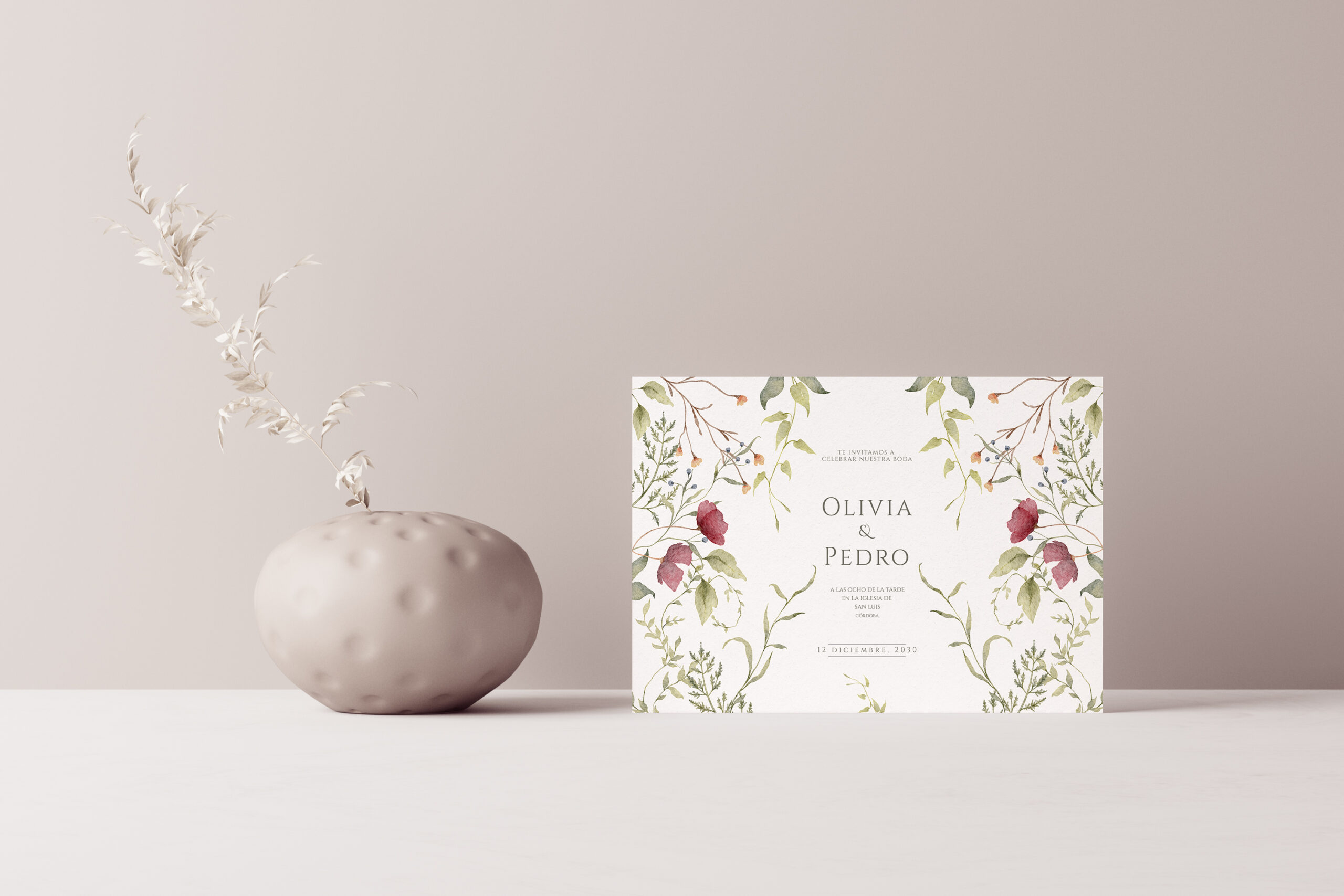 Invitación de Boda Sentimento