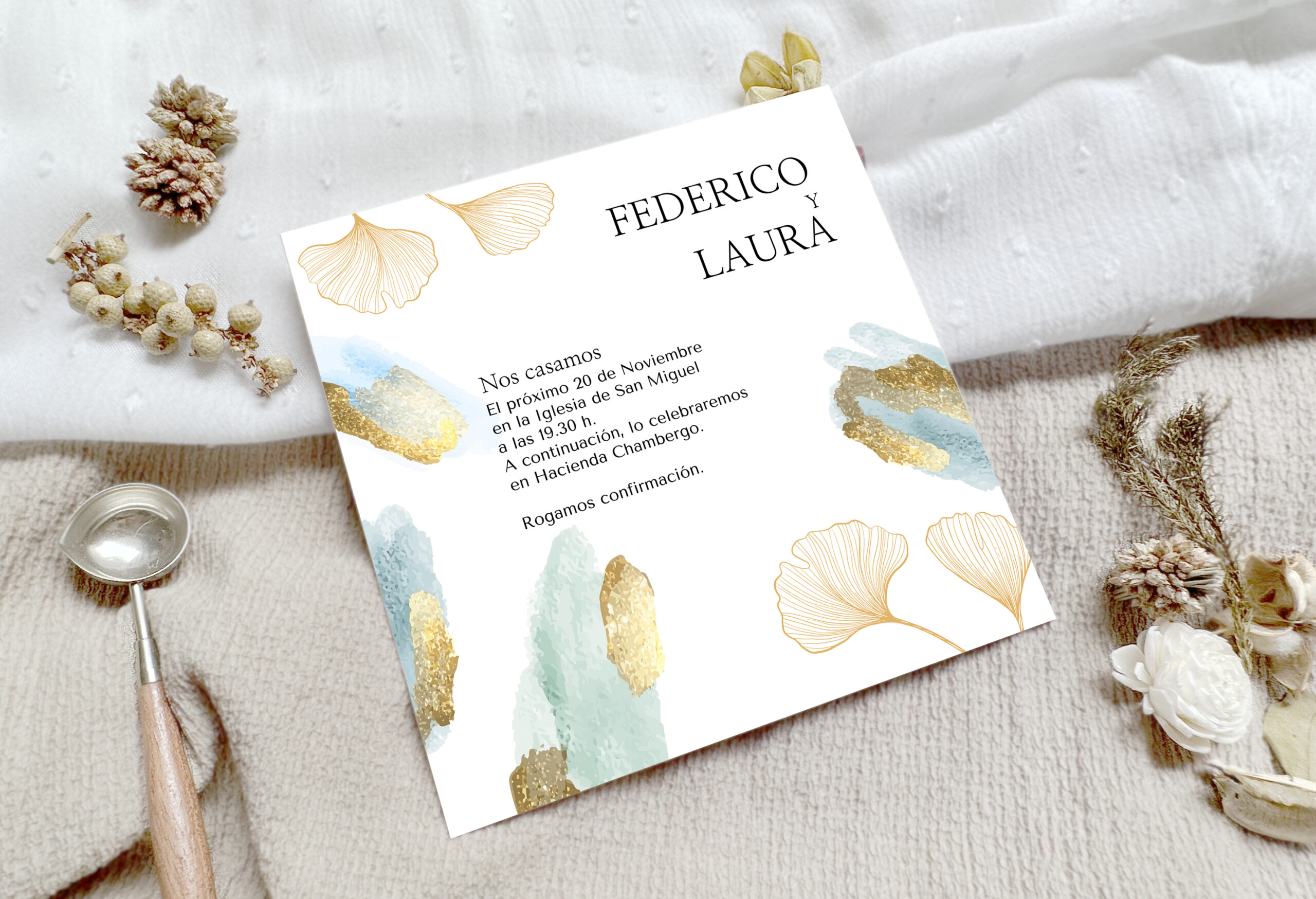 Invitación de Boda Emozioni