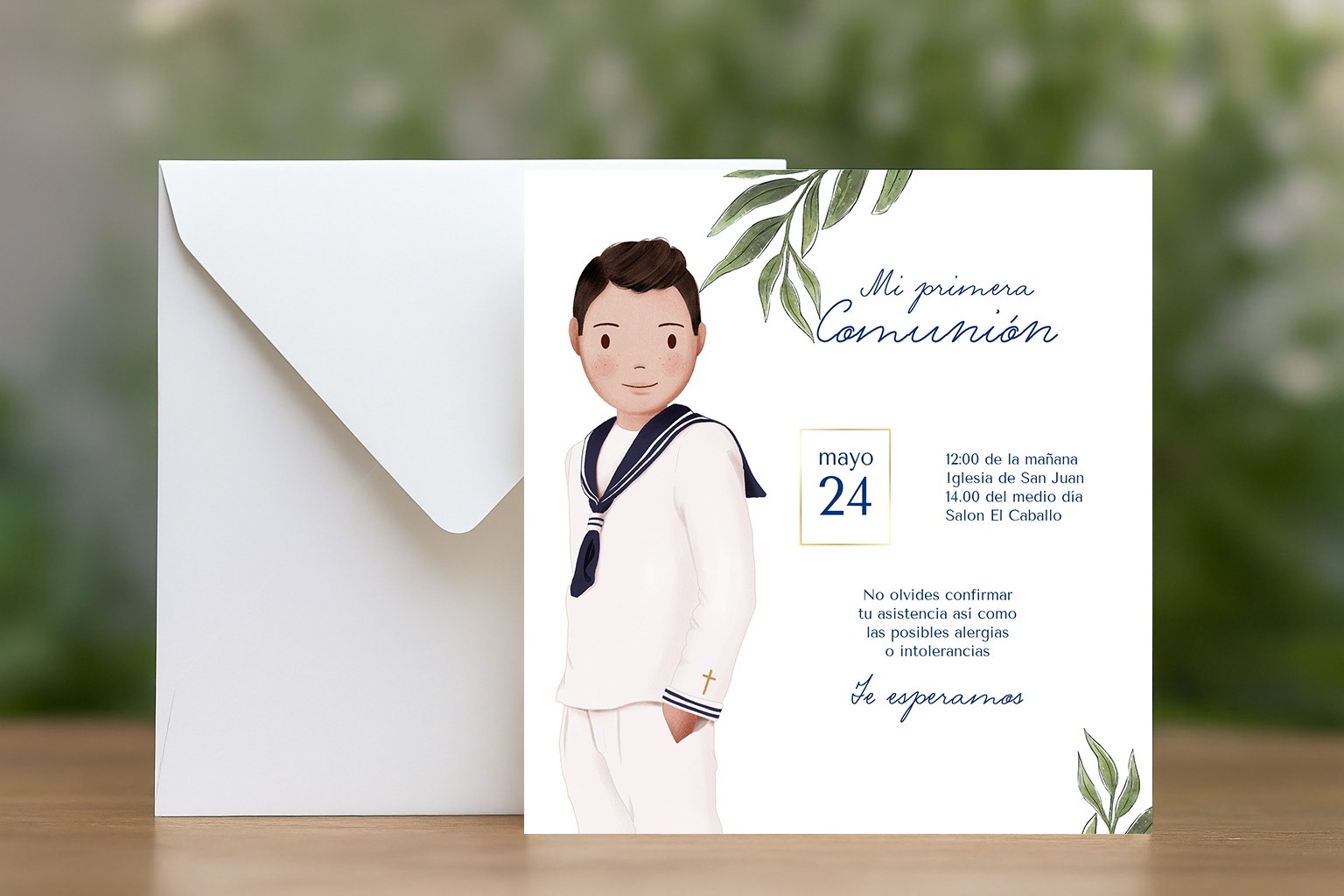 Invitación Comunión Momento Especial